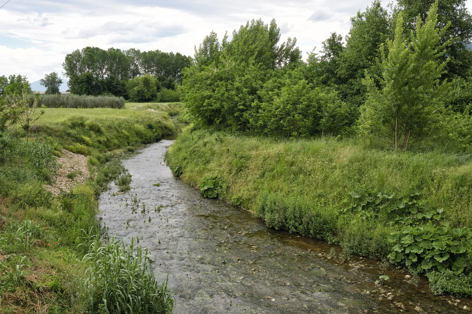 Colleferro, veduta del fiume Sacco